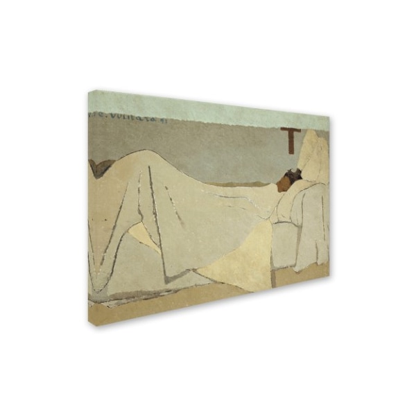 Edouard Vuillard 'In Bed' Canvas Art,18x24